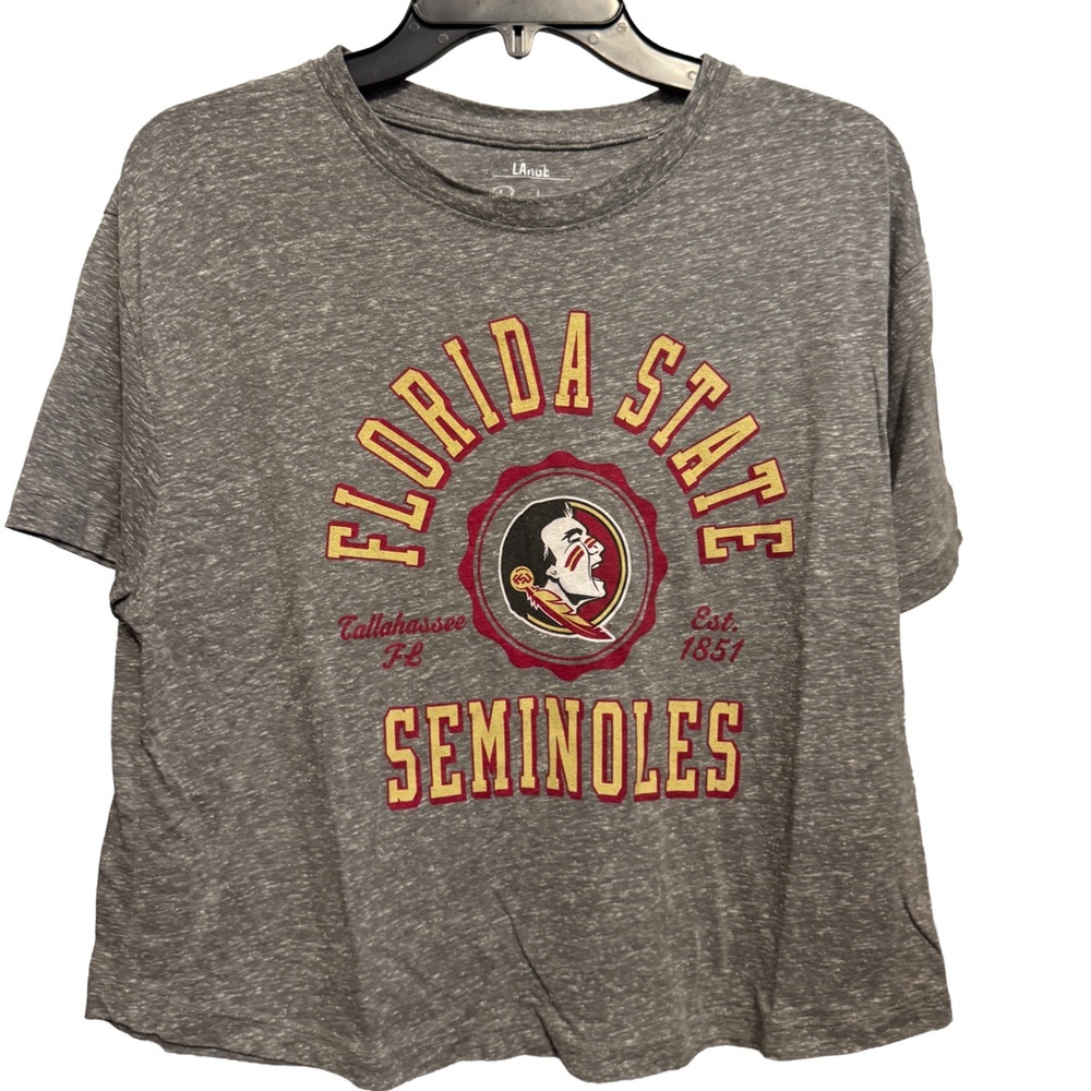 FSU Florida State University Seminoles Pressbox by Royce Apparel Women's Tee, L - Picture 1 of 2